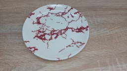 Сервіз із тарілок KL24-Marble Red