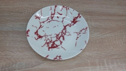 Сервіз із тарілок KL24-Marble Red