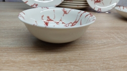Сервіз із тарілок KL24-Marble Red