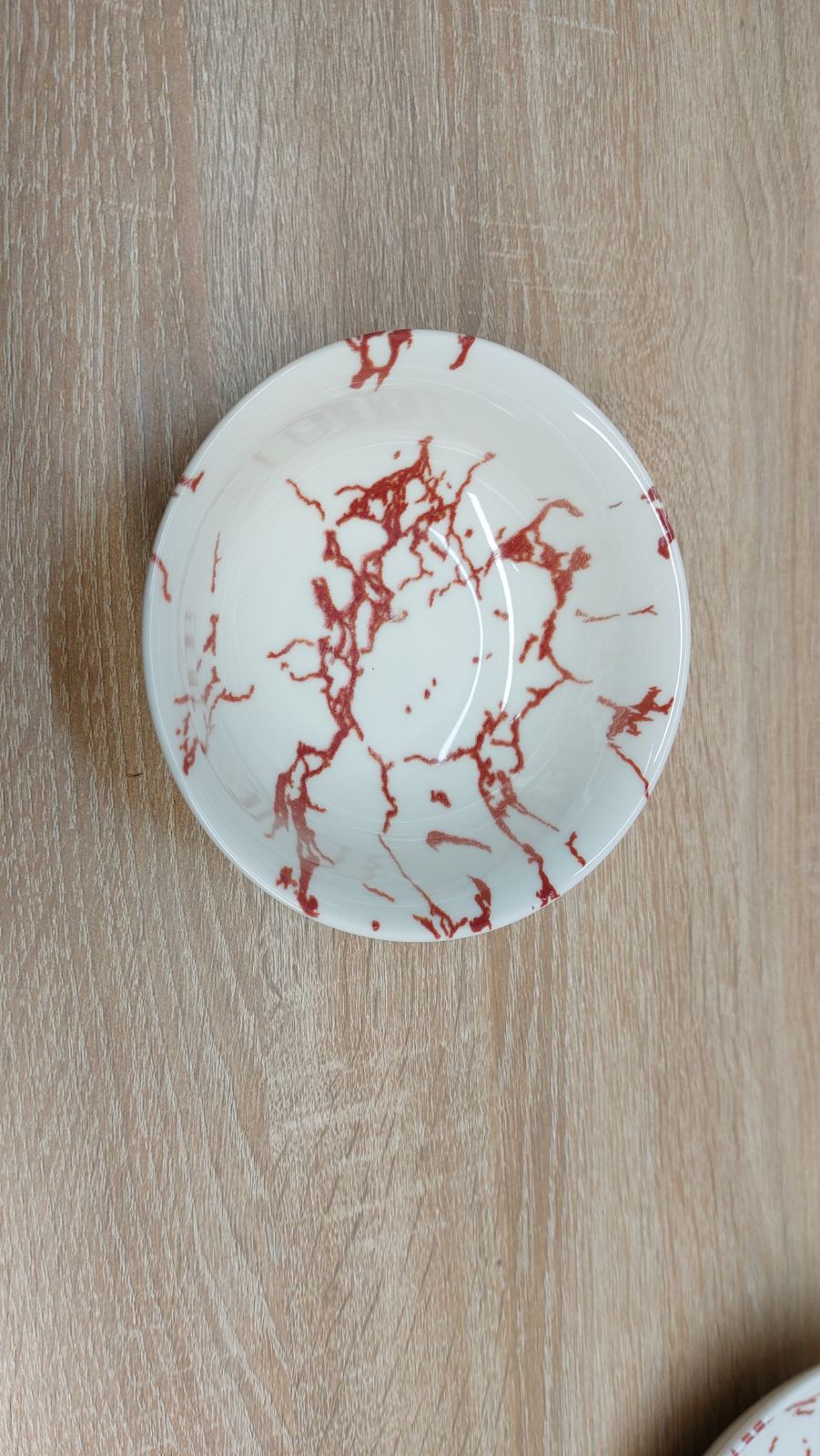 Сервіз із тарілок KL24-Marble Red