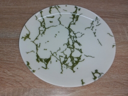Сервиз из тарелок KL24-Marble haki