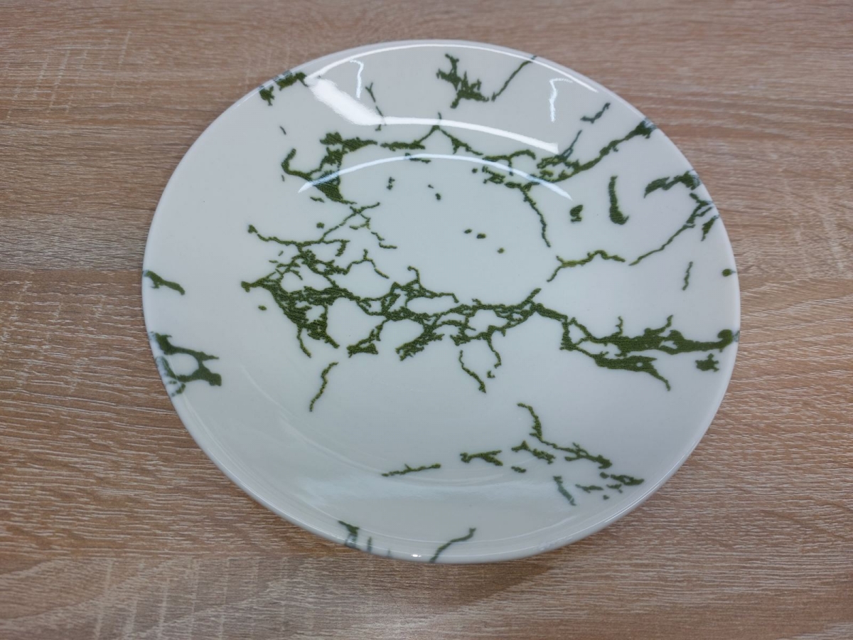 Сервиз из тарелок KL24-Marble haki