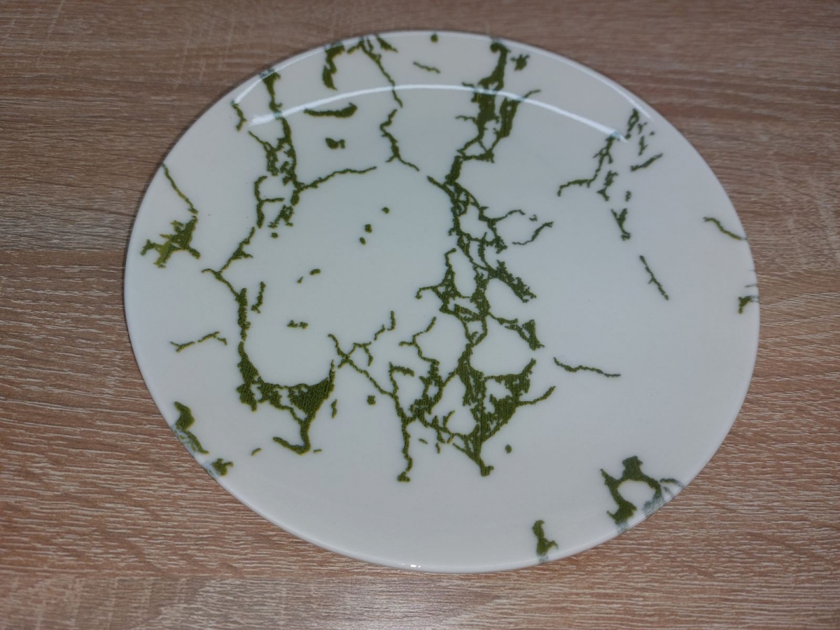 Сервиз из тарелок KL24-Marble haki