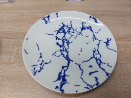 Сервиз из тарелок KL24-Marble Blue