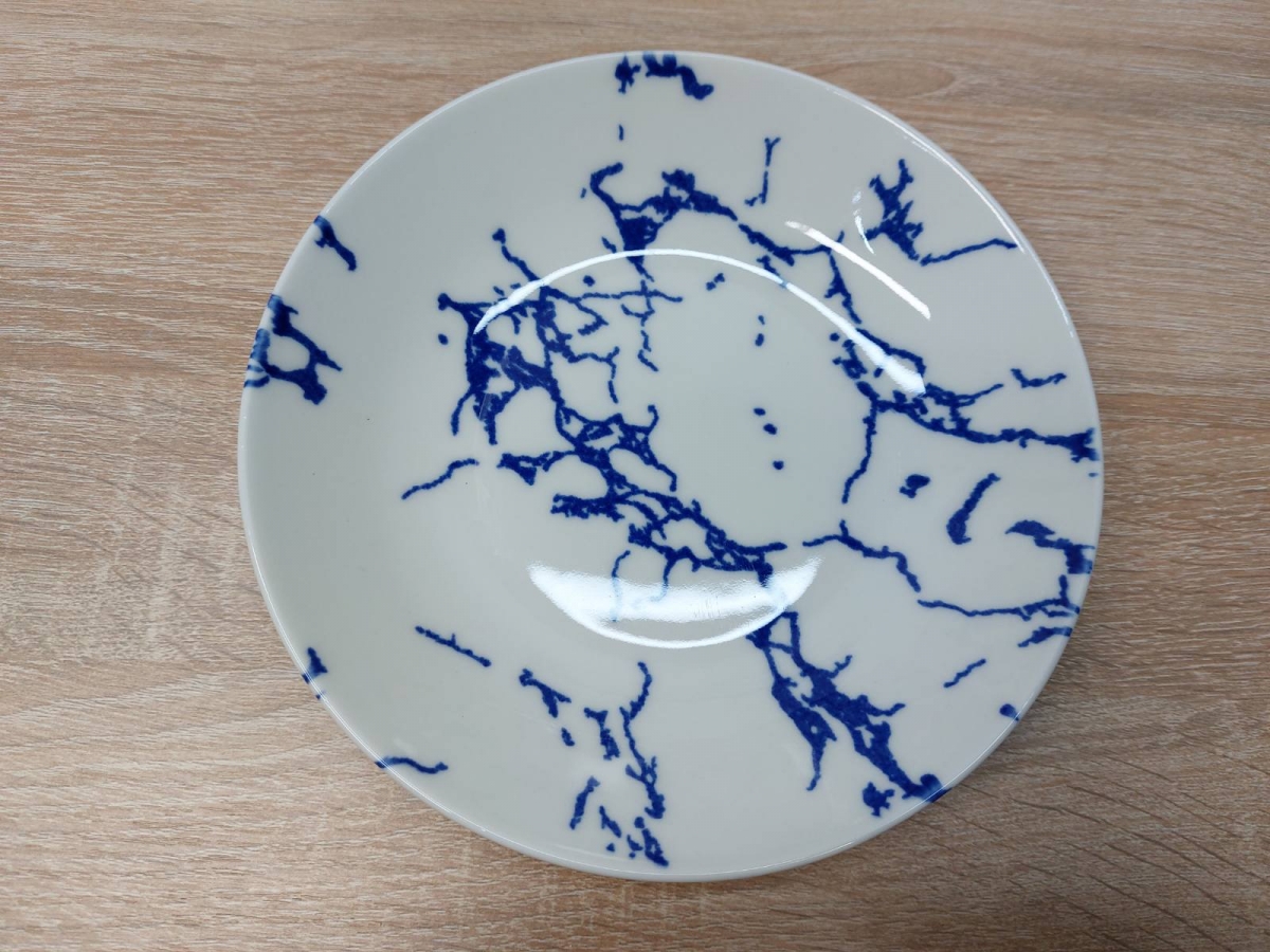 Сервиз из тарелок KL24-Marble Blue