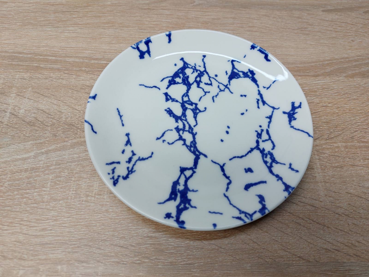 Сервиз из тарелок KL24-Marble Blue