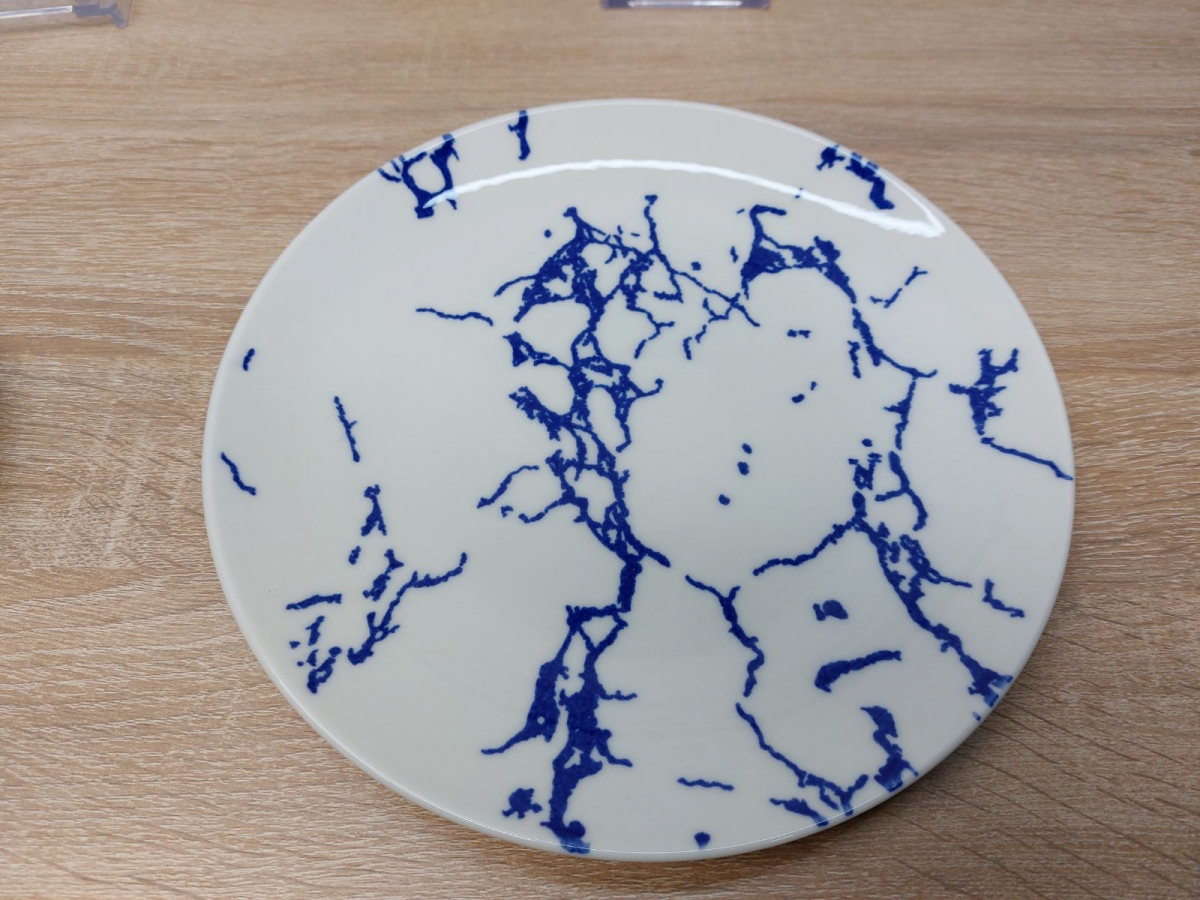 Сервиз из тарелок KL24-Marble Blue