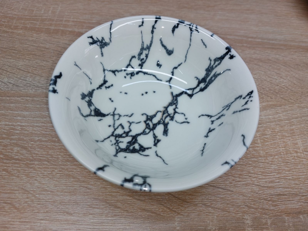 Сервіз із тарілок KL24-Marble Black