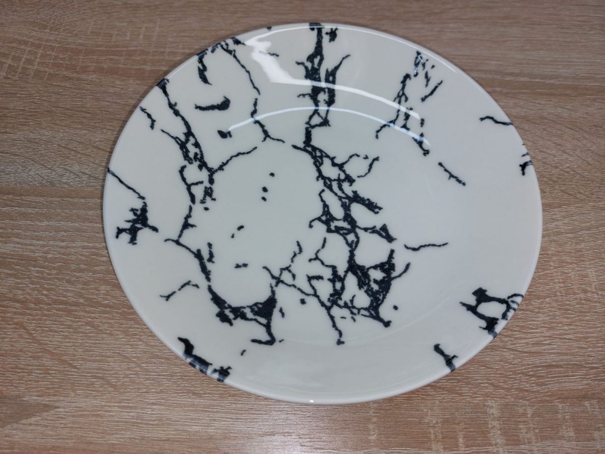 Сервіз із тарілок KL24-Marble Black