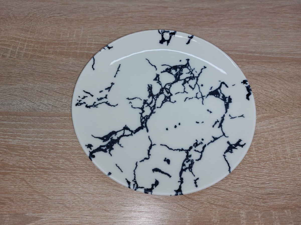 Сервіз із тарілок KL24-Marble Black