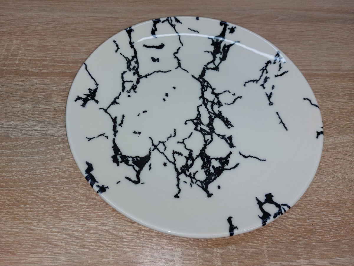 Сервіз із тарілок KL24-Marble Black