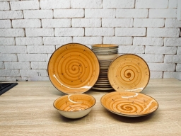 Сервиз из тарелок DN24-Spiral Kahwe