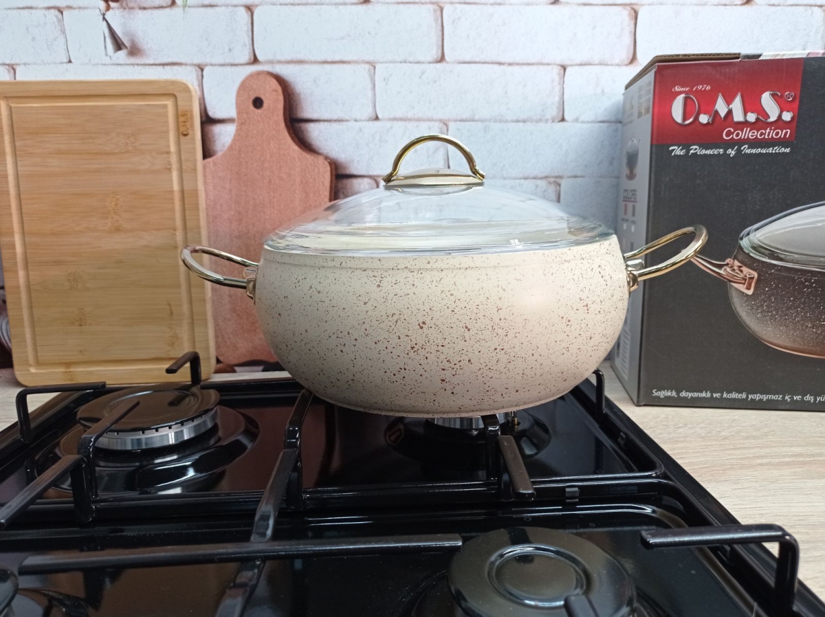 Кастрюля 3141 (Айвори - 28х11,5) 6,6 л