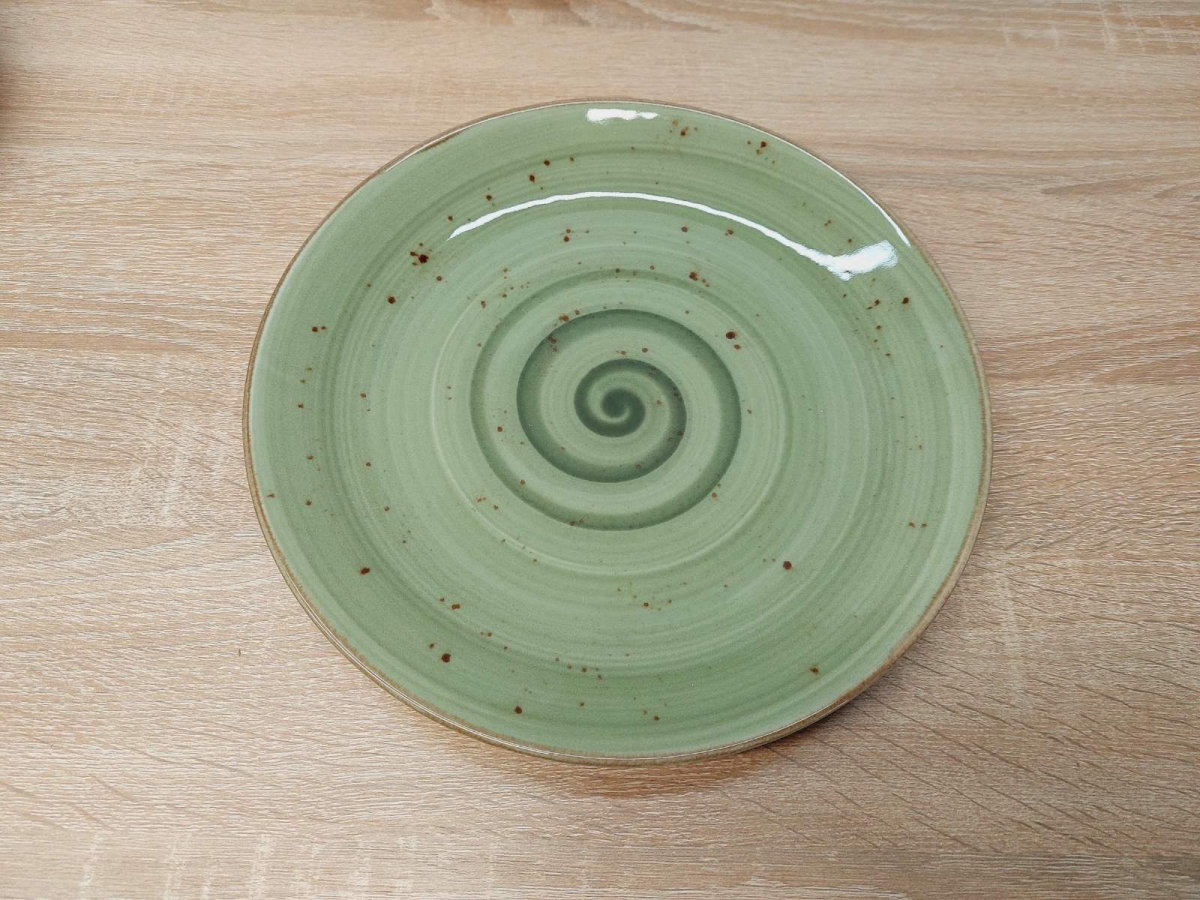 Сервиз из тарелок DN24-Spiral Green