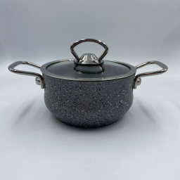 Кастрюля 3112 S (Серая - 14х7,5) 0,9 л