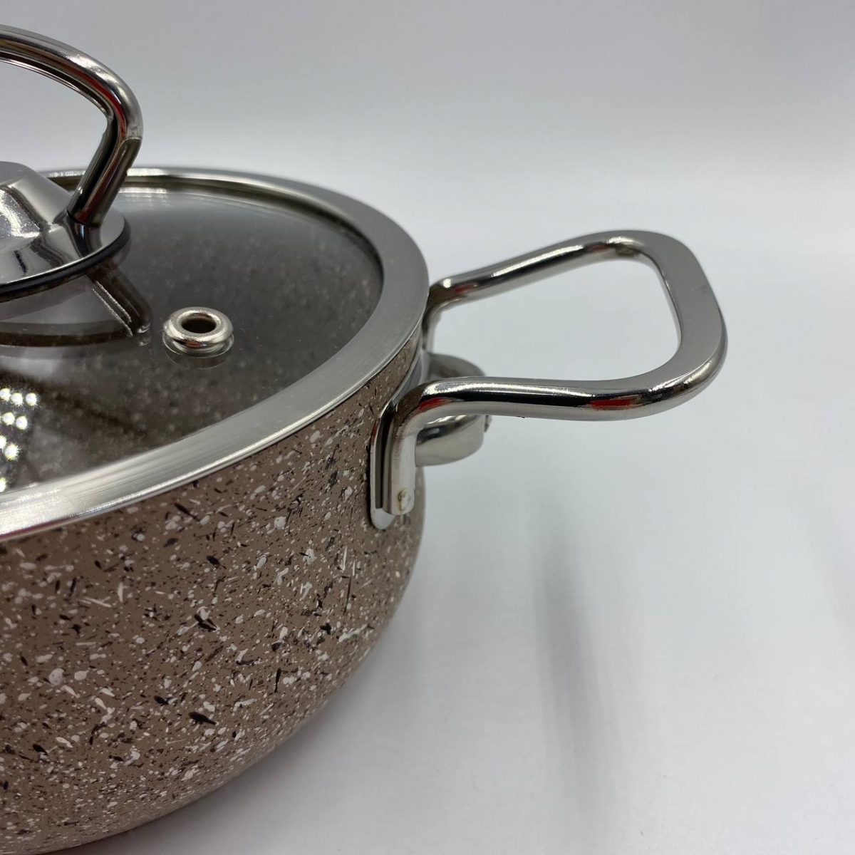 Каструля 3112 S (Коричнева - 14х7,5) 0,9 л