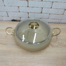 Кастрюля 3141-IND (крем - 24х10,5) 4,5 л