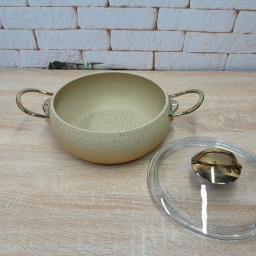 Кастрюля 3141-IND (крем - 26х11) 5,5 л