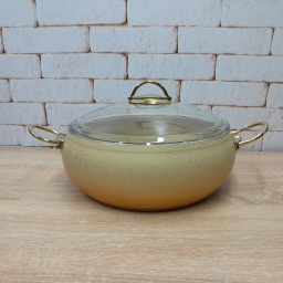 Кастрюля 3141-IND (крем - 28х11,5) 6,6 л