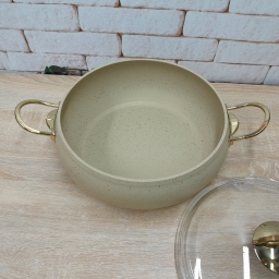 Кастрюля 3141-IND (крем - 28х11,5) 6,6 л