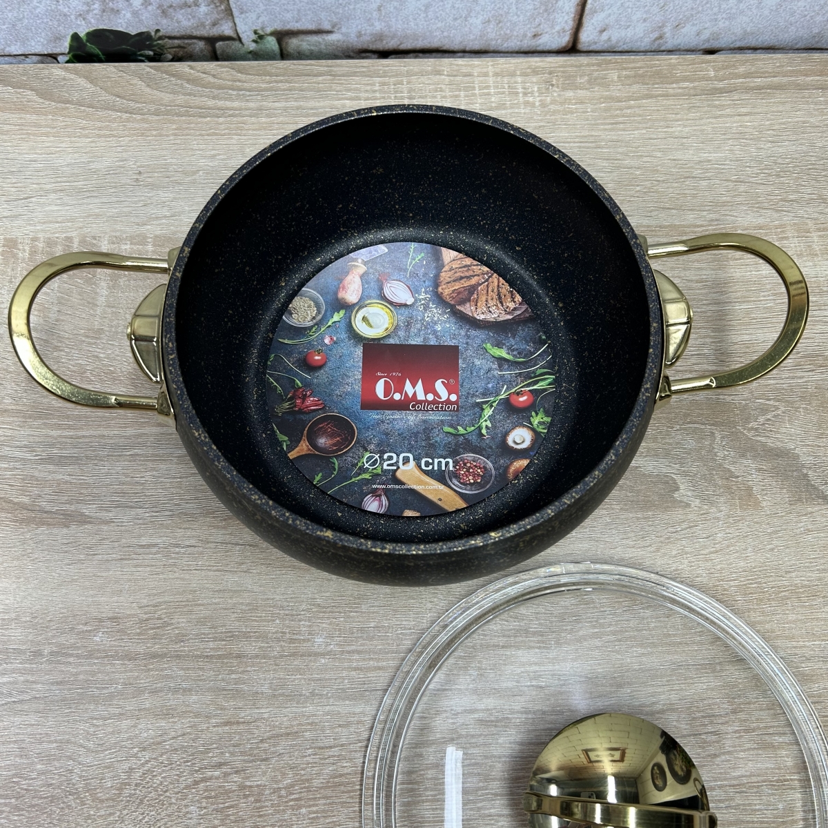 Кастрюля 3141 (Золото - 20х9) 2,5 л