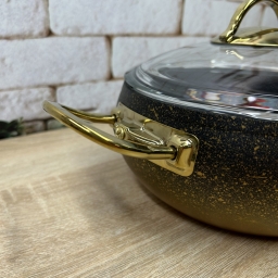 Каструля 3141 (Золото - 22х10) 3,0 л