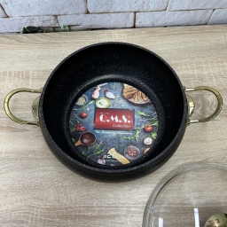 Кастрюля 3141 (Золото - 26х11) 5,5 л