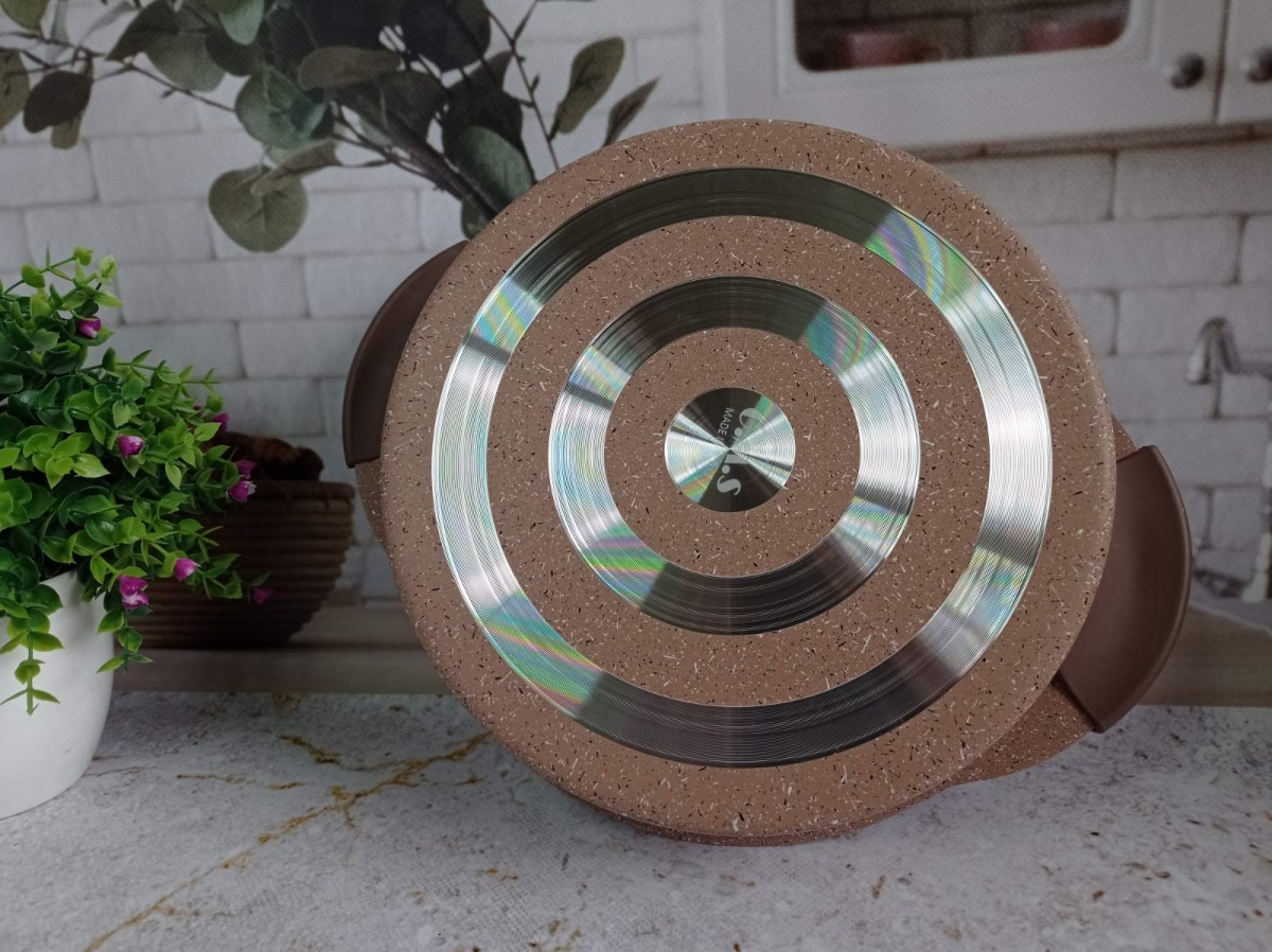 Сотейник 3322 (Коричневий - 32 х 6,5) 4,5 л
