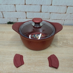 Каструля 3120 (Червоний - 28х14) 7,05 л