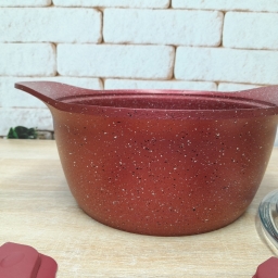 Каструля 3120 (Червоний - 28х14) 7,05 л