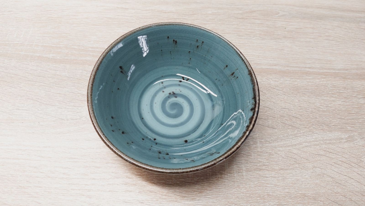 Сервіз із тарілок DN24-Spiral Grey-Blue